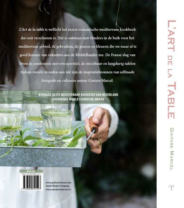 L'art de la table achterkant