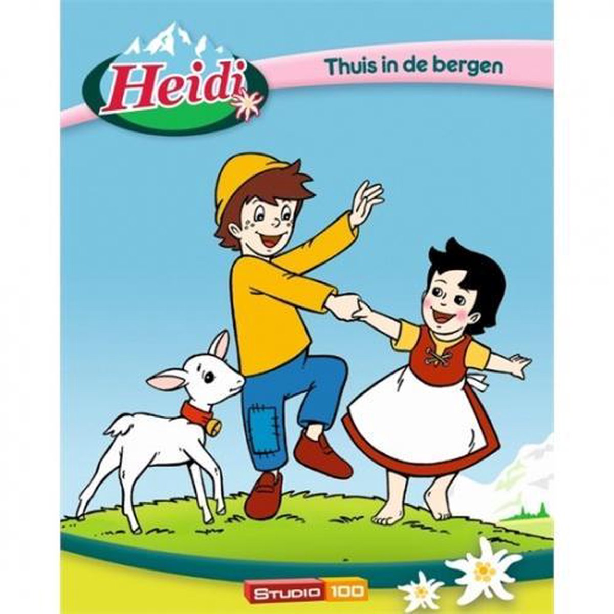 Kartonboek: Thuis in de bergen / Heidi
