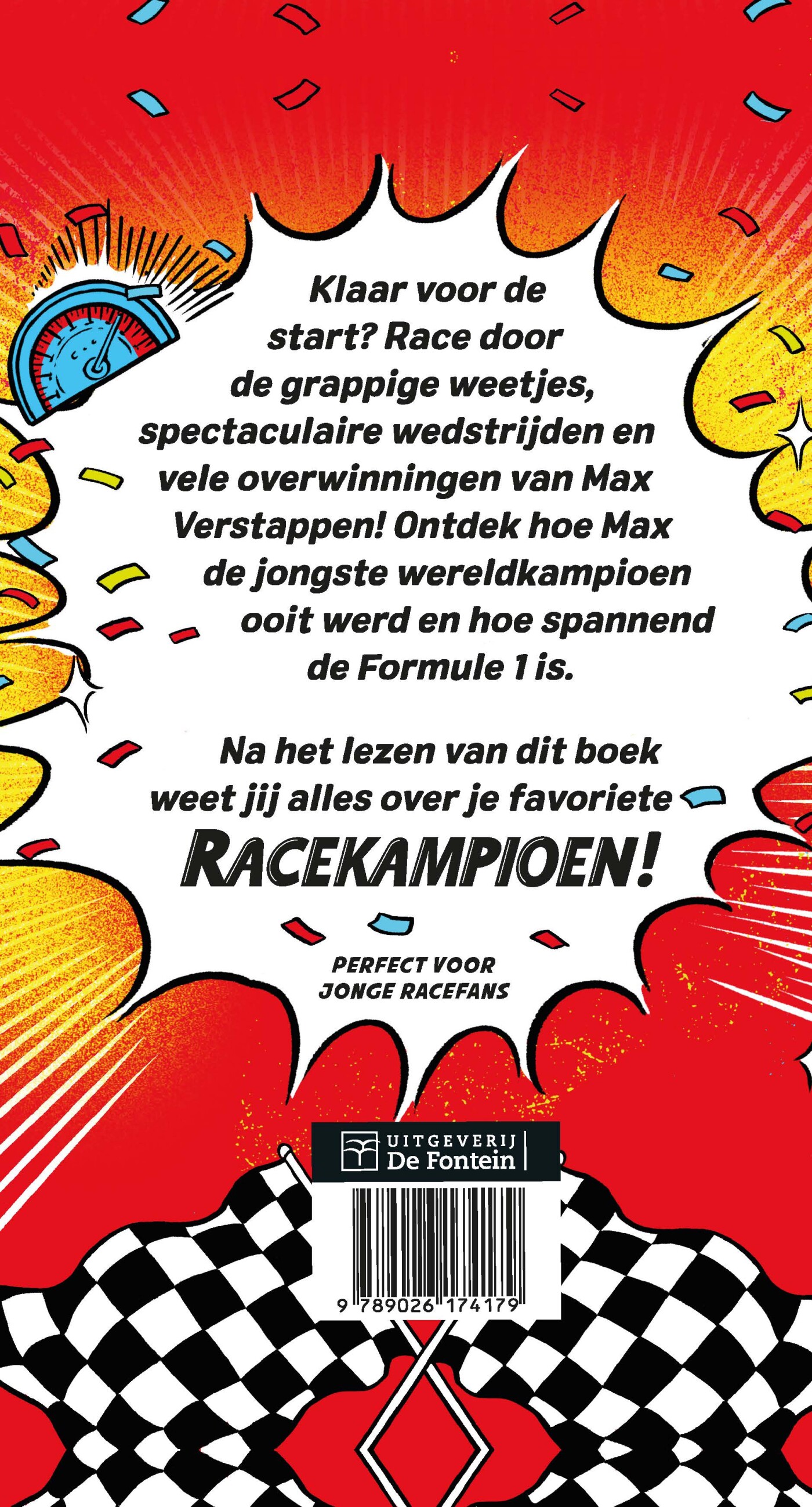 Max Verstappen / Racekampioen achterkant