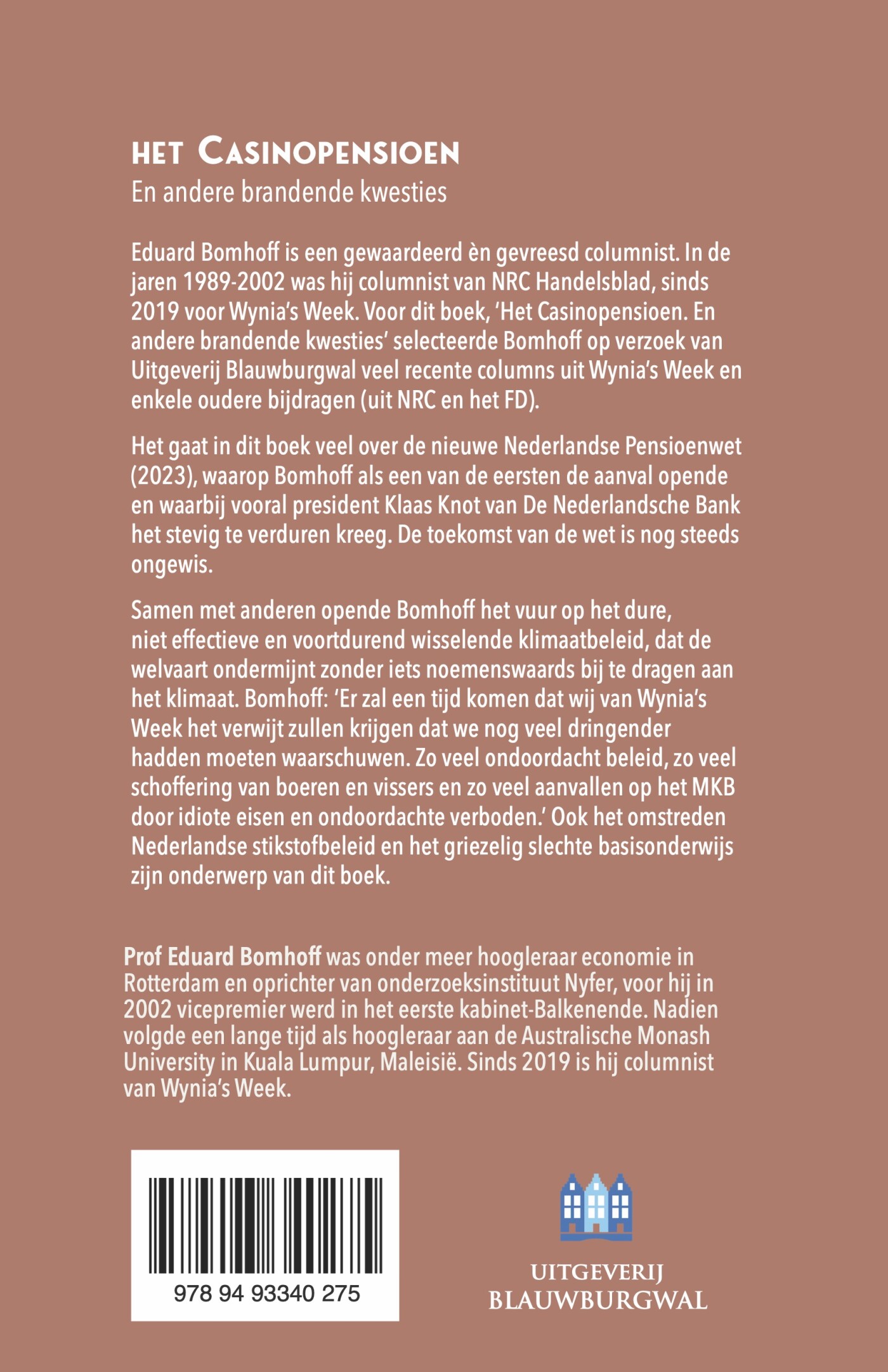 Het Casinopensioen achterkant