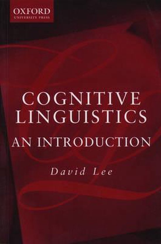 Cognitive Linguistics