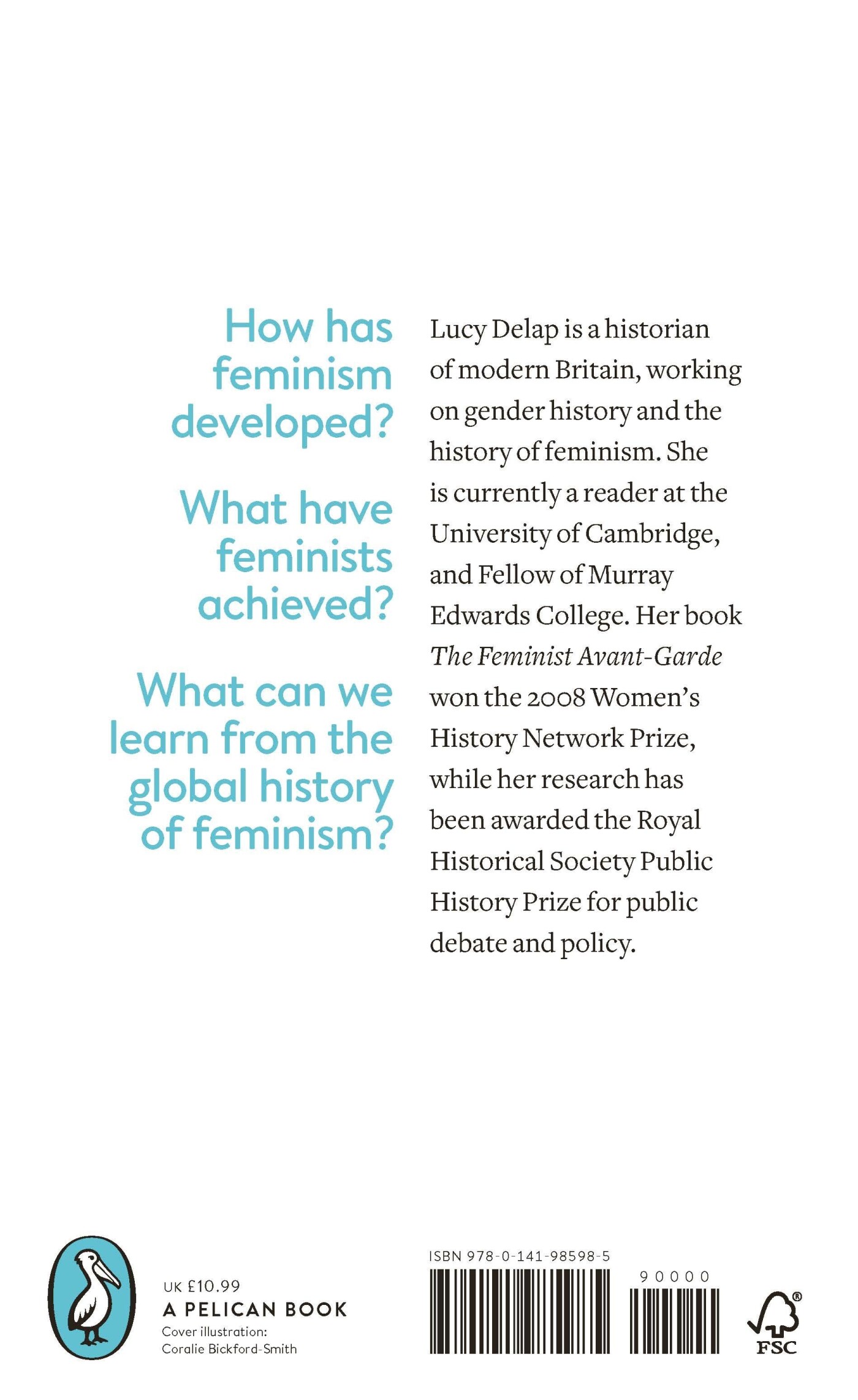 Feminisms / Pelican Books achterkant