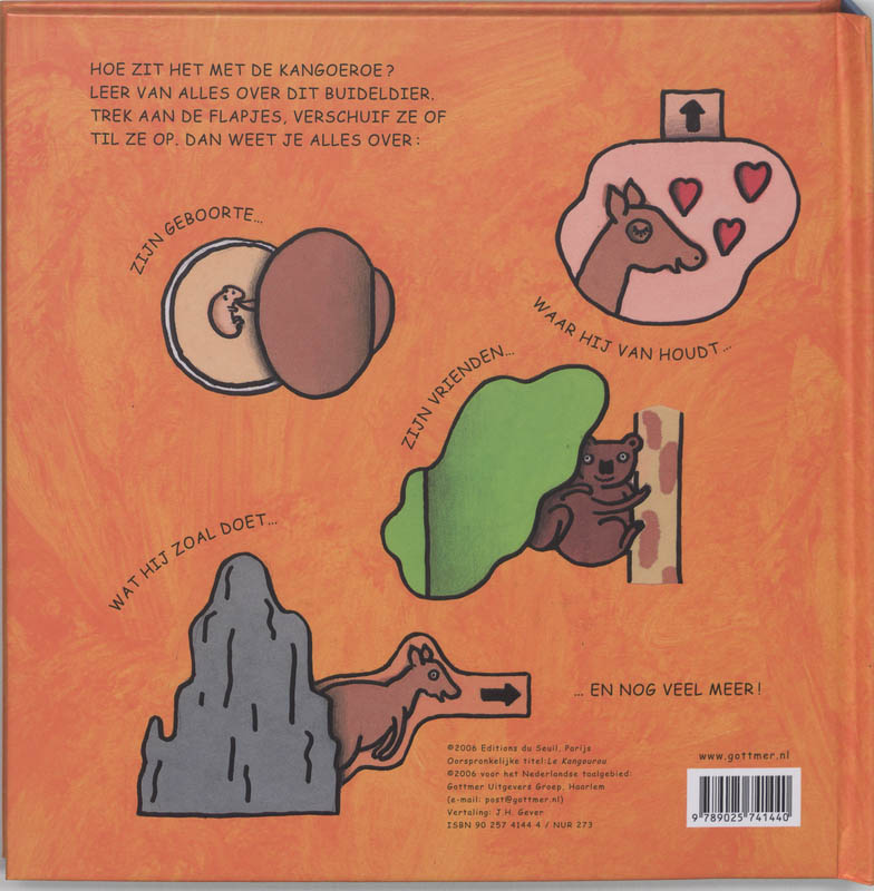 de Kangoeroe achterkant