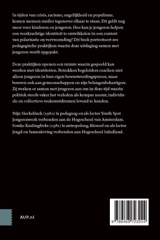 Speelruimte voor identiteit achterkant