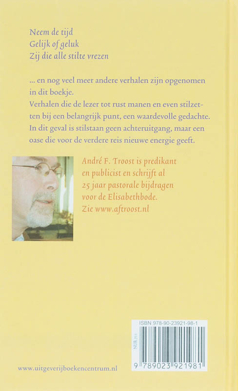 STA EVEN STIL STA EVEN STIL achterkant