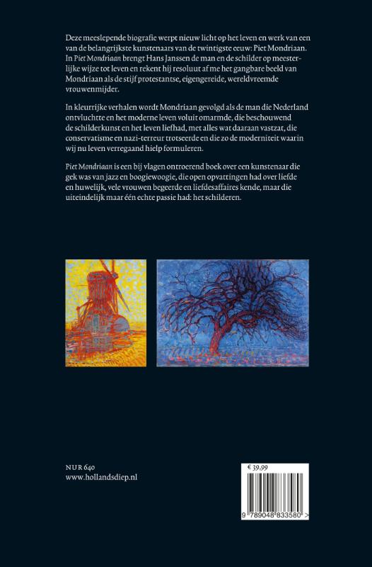 Piet Mondriaan Piet Mondriaan achterkant