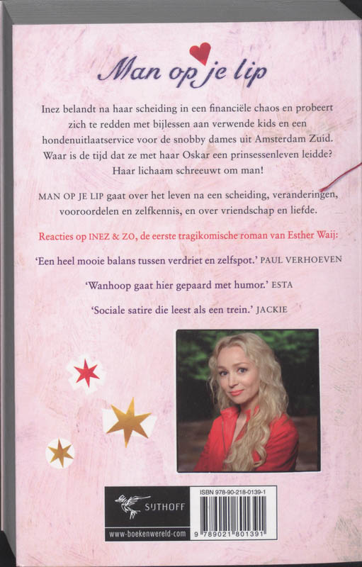 Man op je lip achterkant