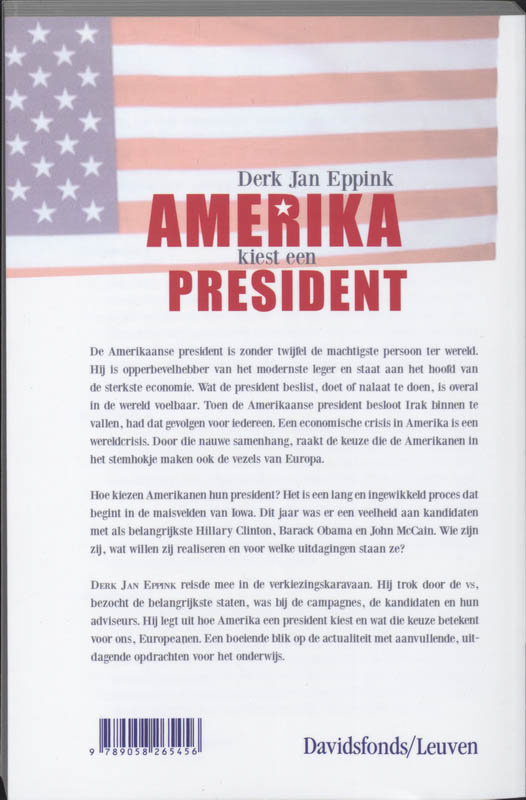 Amerika kiest een president achterkant