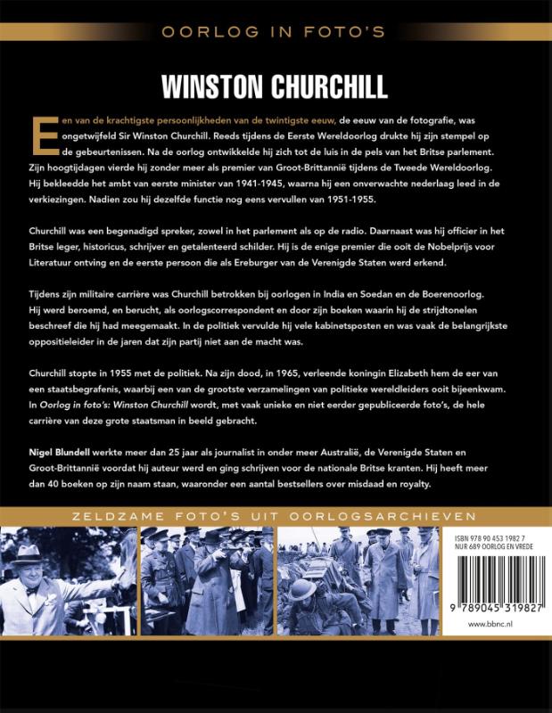 Oorlog in foto's - Winston Churchill achterkant