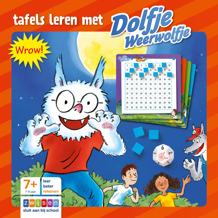 Tafels leren met Dolfje Weerwolfje