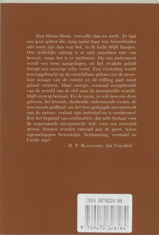 Reincarnatie / Theosofische perspectieven achterkant