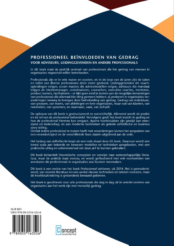 Professioneel beïnvloeden van gedrag achterkant