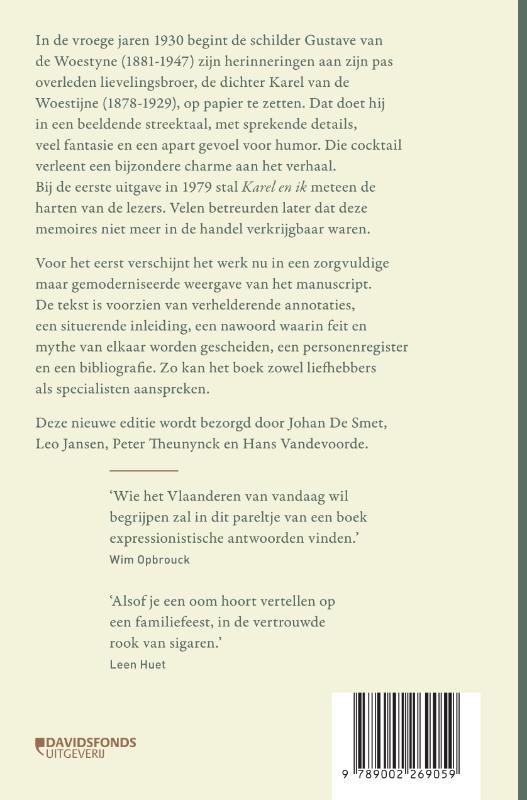Karel en ik achterkant