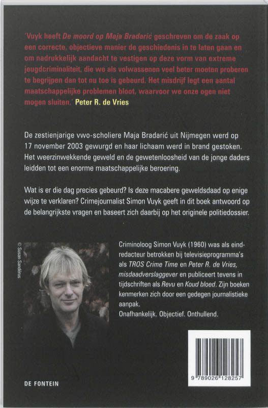 De moord op Maja Bradaric De moord op Maja Bradaric achterkant