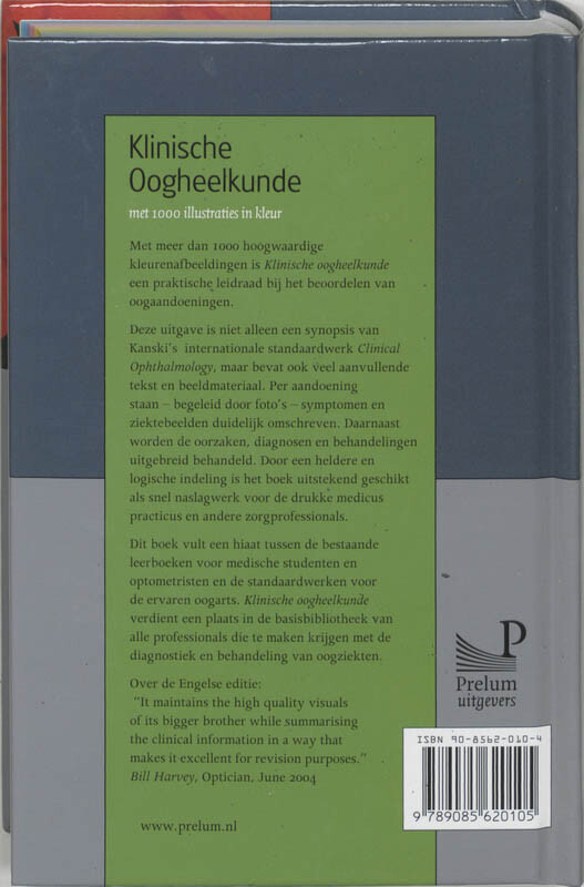 Klinische oogheelkunde achterkant
