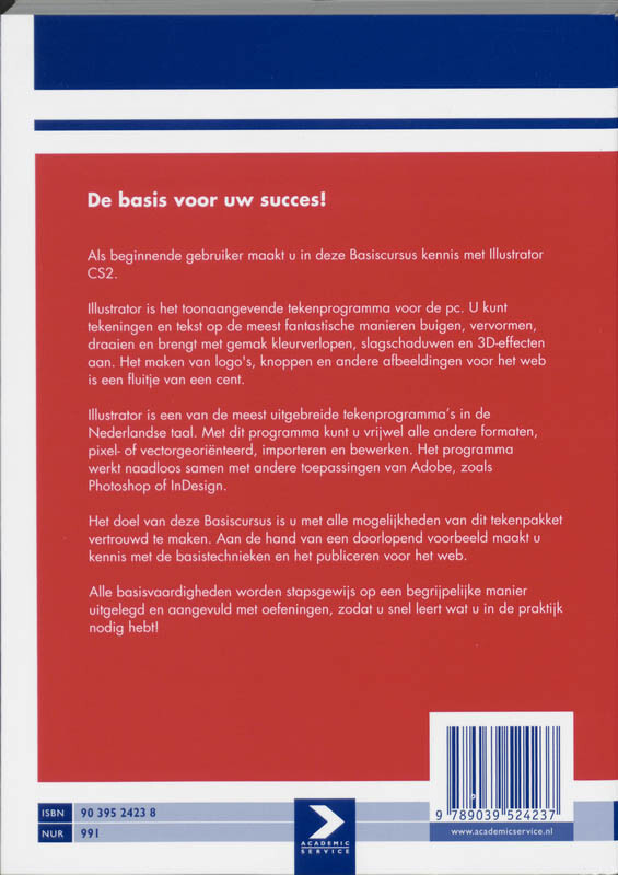 Basiscursus Illustrator CS2 / Basiscursussen achterkant