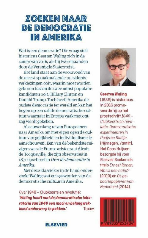 Zoeken naar de democratie in Amerika / Elseviers Amerikaanse bibliotheek / 12 achterkant