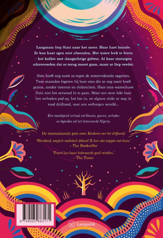 Kinderen van het drijfzand achterkant