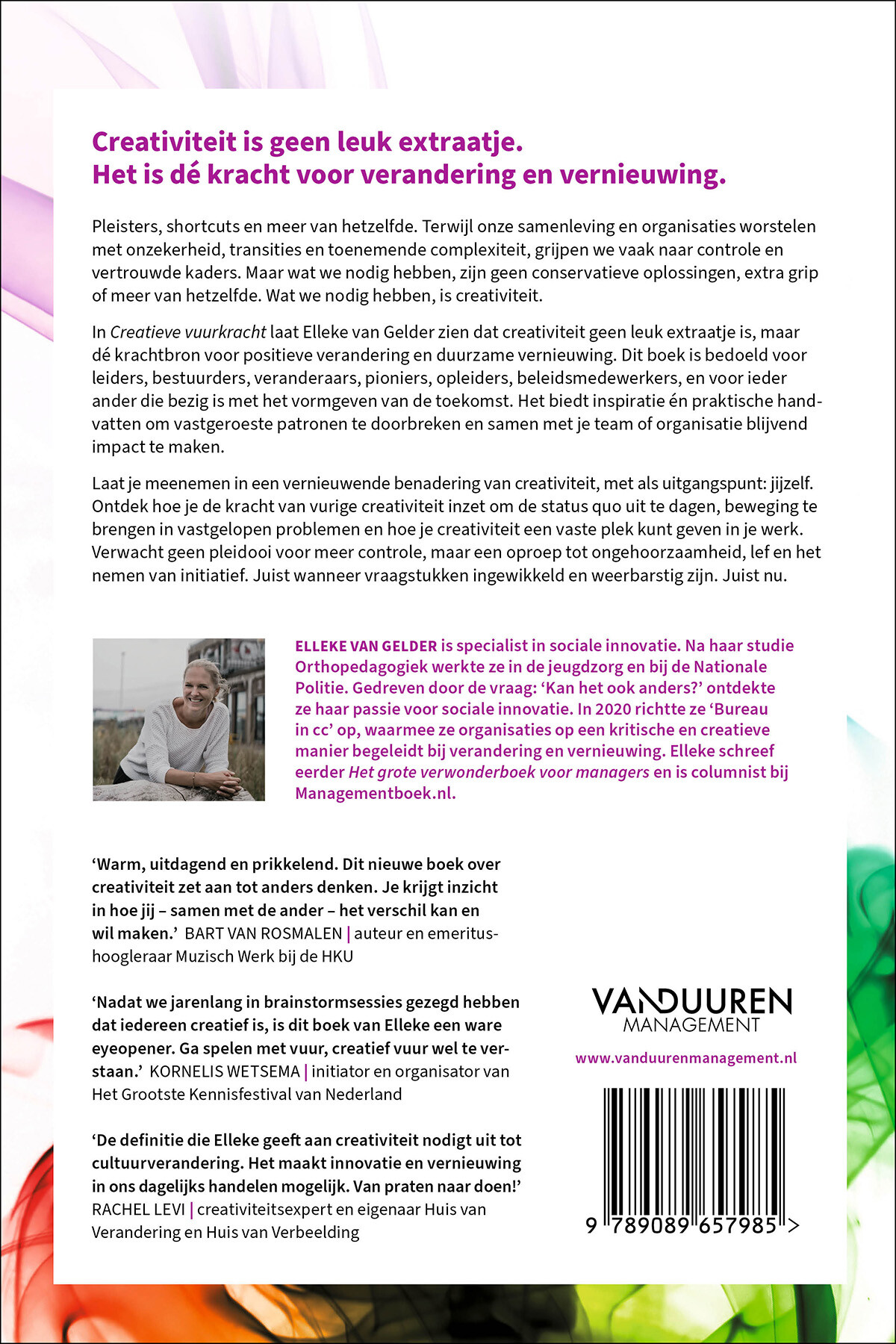 Creatieve vuurkracht achterkant
