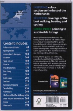 Netherlands 4E Lonely Planet achterkant