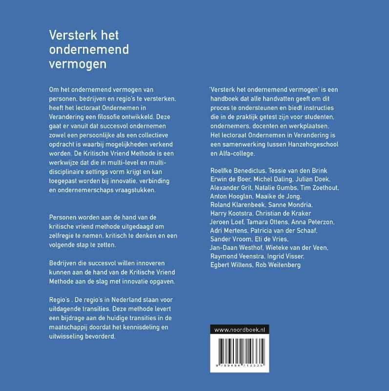 Versterk het ondernemend vermogen achterkant