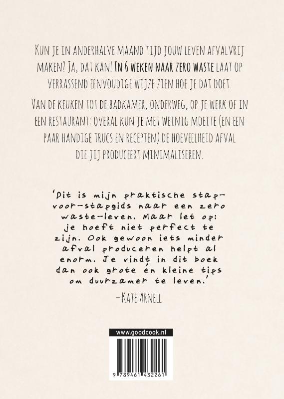 In 6 weken naar zero waste In 6 weken naar zero waste achterkant