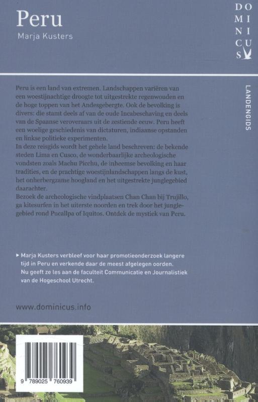 Peru / Dominicus landengids achterkant