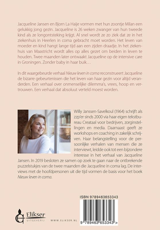 Nieuw leven in coma achterkant