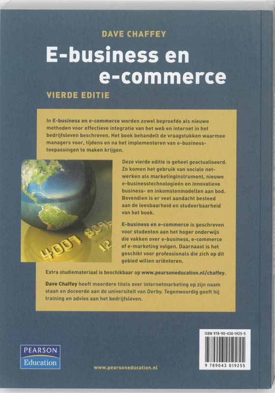 E-business en E-commerce achterkant