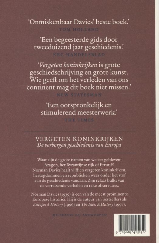 Vergeten koninkrijken achterkant