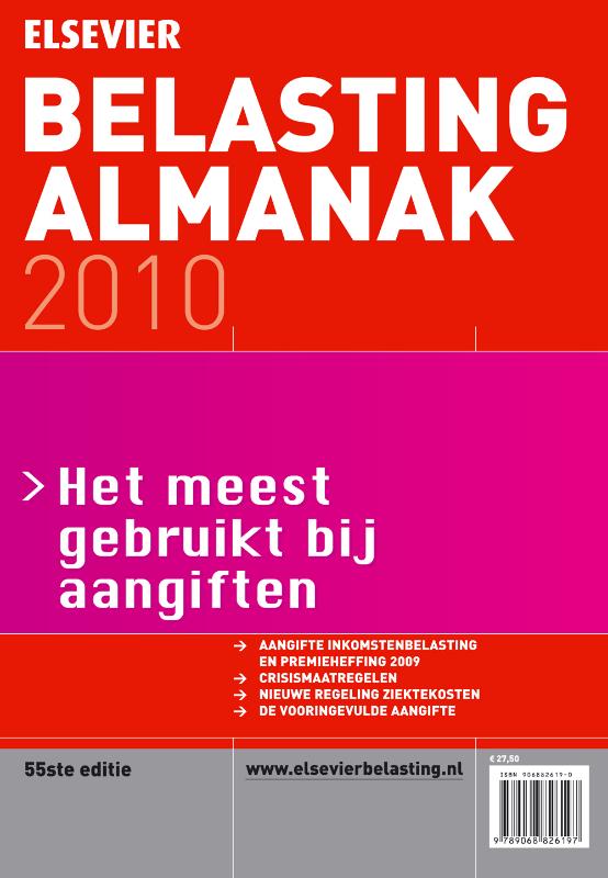 Elsevier Belasting Almanak  2010