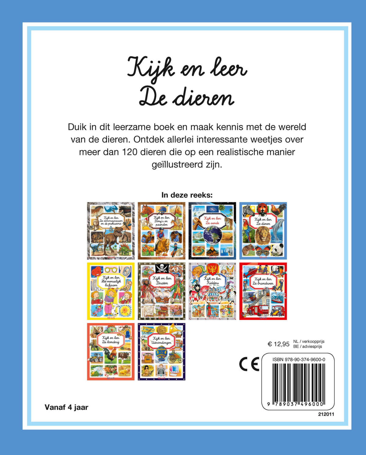 De dieren / Kijk en leer achterkant