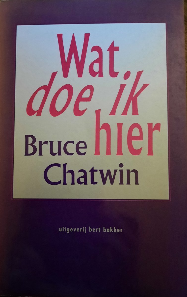 Wat doe ik hier