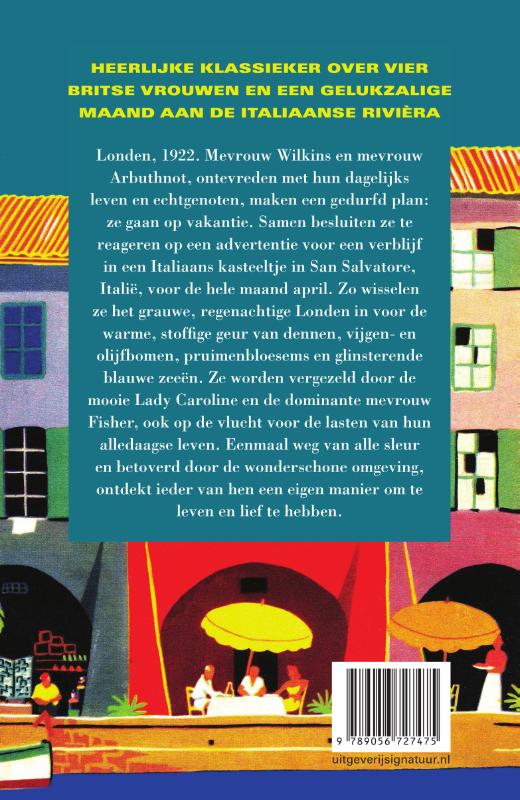 De betovering van april De betovering van april achterkant