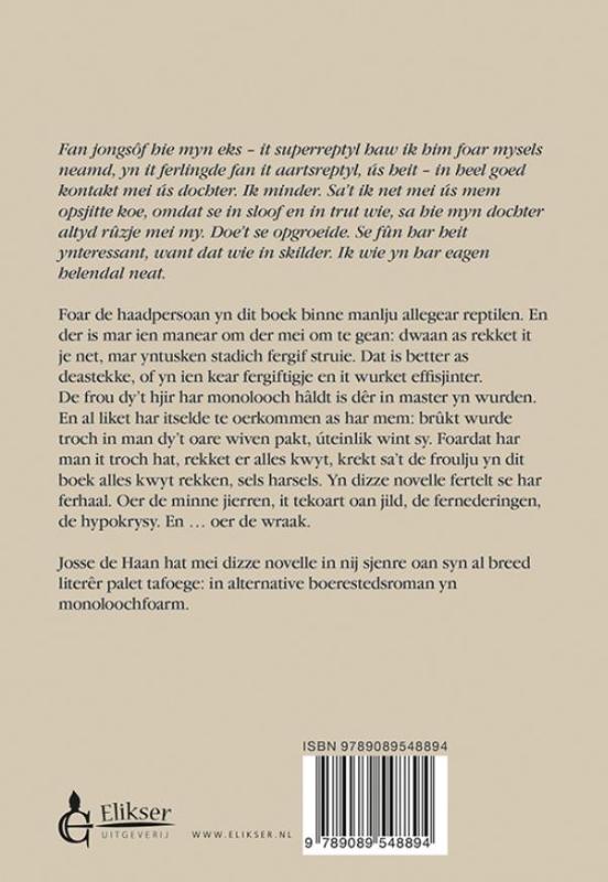Reade snie en swarte hagelstiennen achterkant