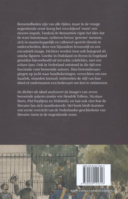 De dichter als idool achterkant