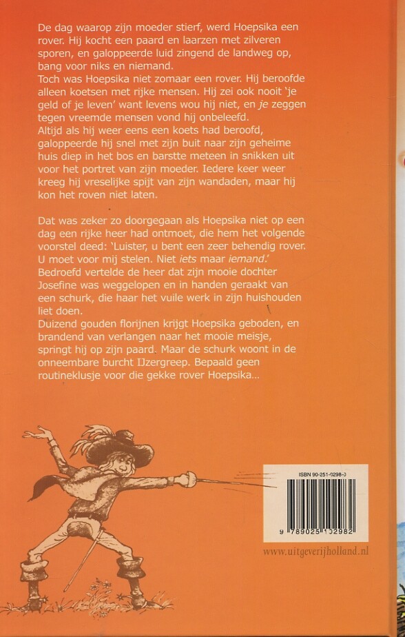 De rover Hoepsika achterkant