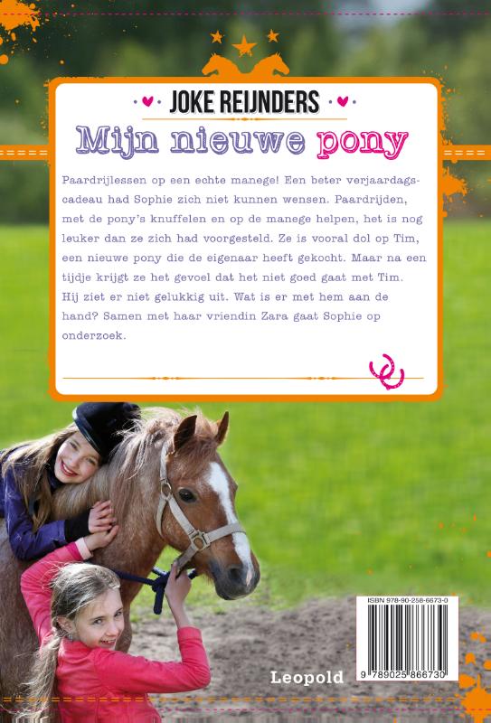 Mijn nieuwe pony achterkant