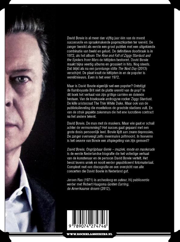 David Bowie / Rock Klassiekers achterkant