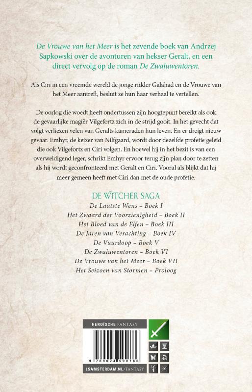 De Vrouwe van het Meer / The Witcher / 7 achterkant