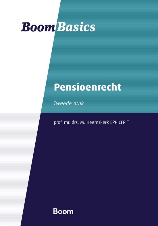 Pensioenrecht / Boom Basics
