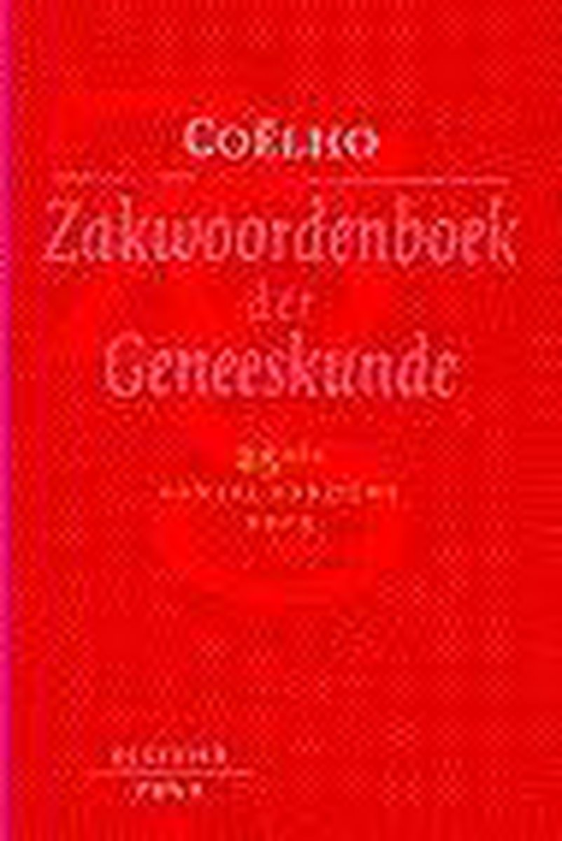 Zakwoordenboek der Geneeskunde