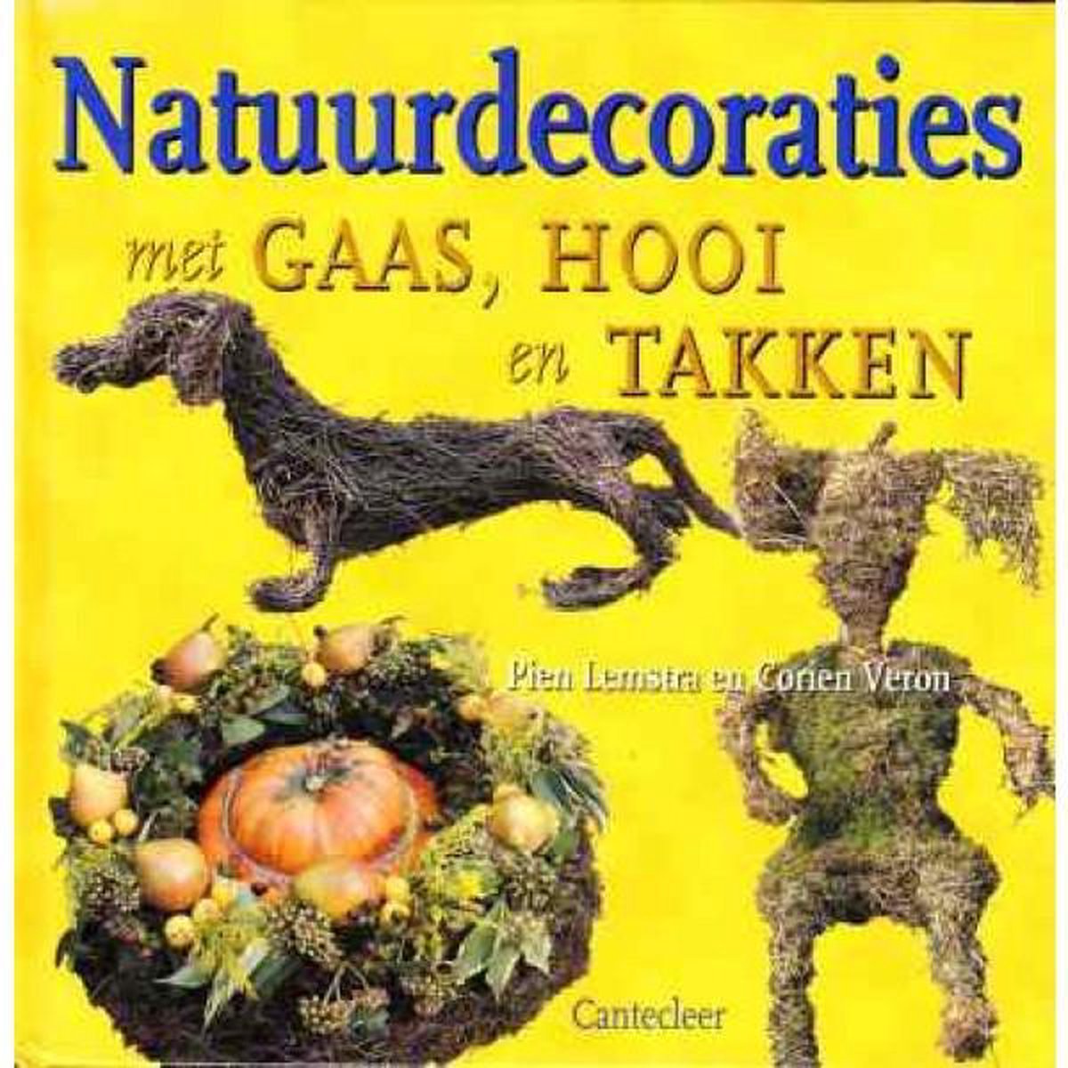 Natuurdecoraties Met Gaas Hooi En Takken