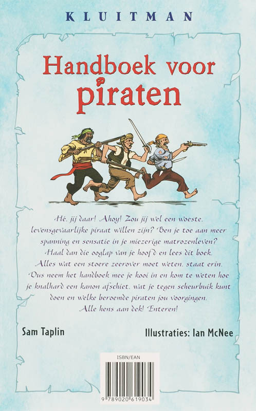 Handboek Voor Piraten achterkant