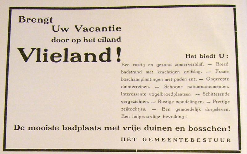 Vlieland achterkant