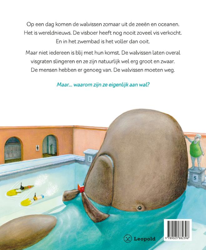 Walvissen aan wal achterkant