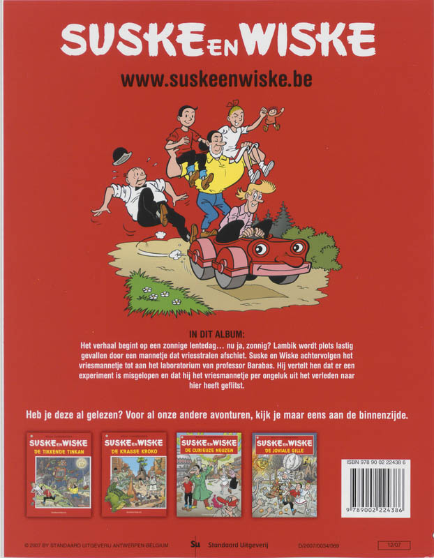 De elfstedenstunt / Suske en Wiske / 298 achterkant