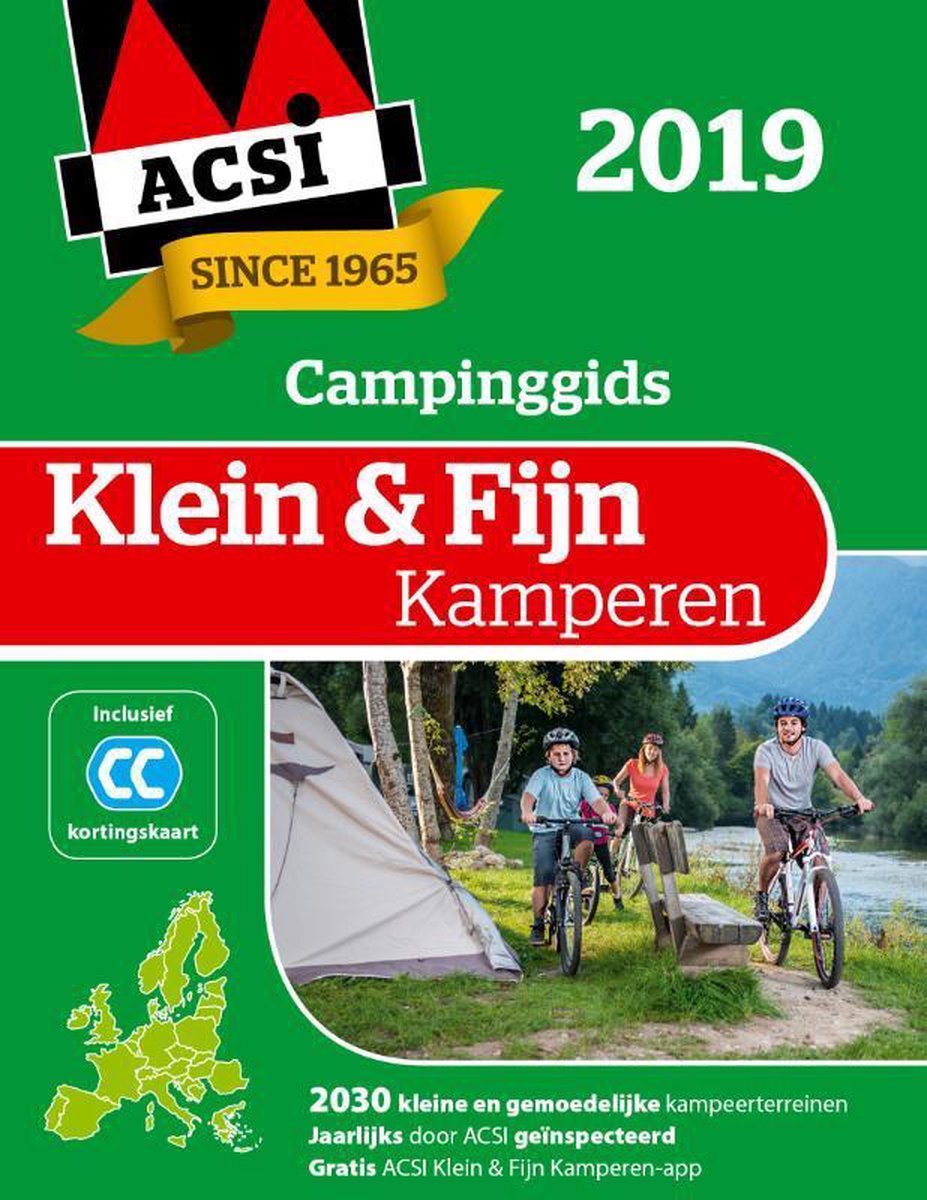 boekenbalie_9789492023650_cover Klein & Fijn kamperen / 2019 / ACSI Campinggids