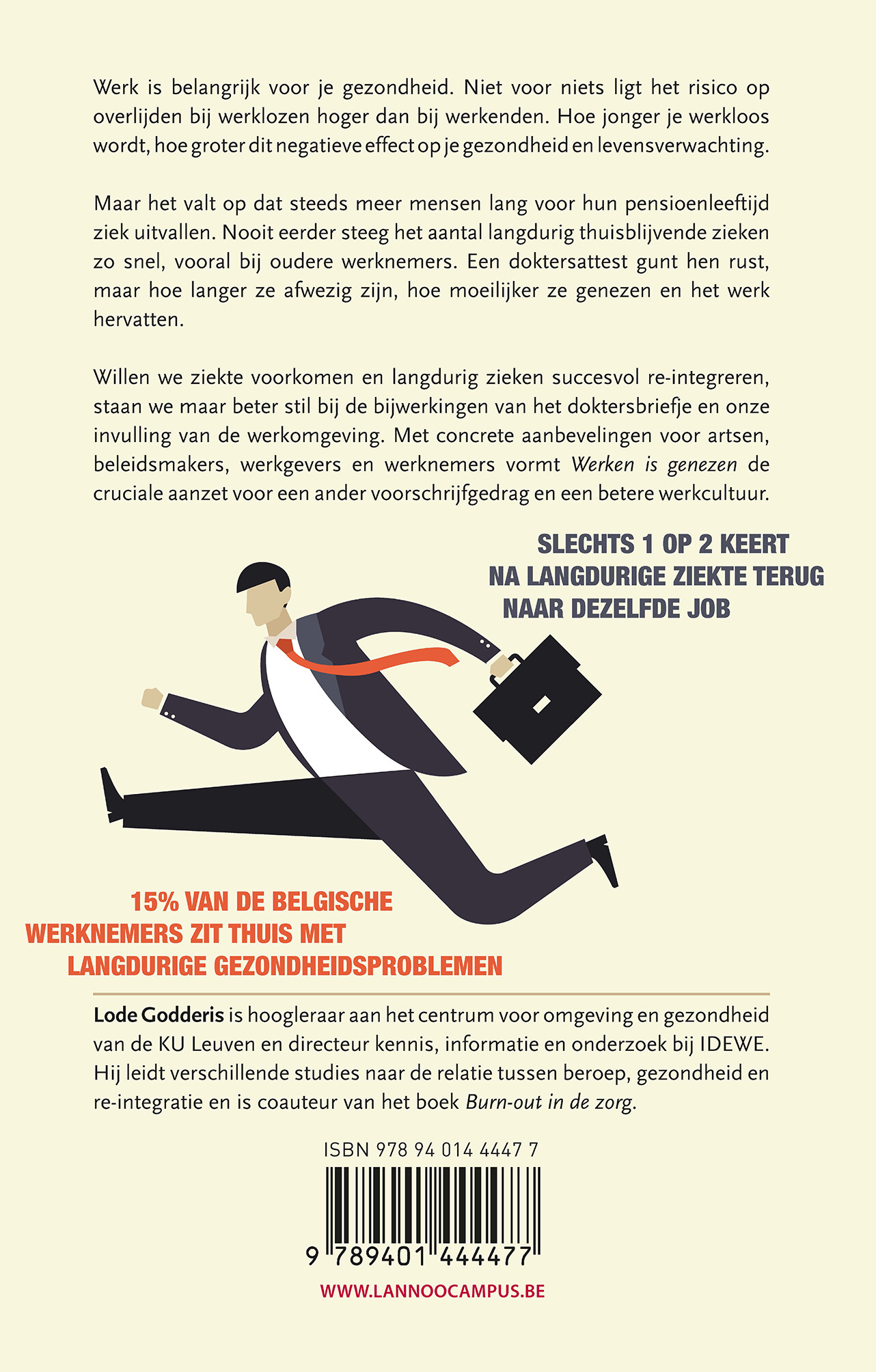 Werken is genezen achterkant