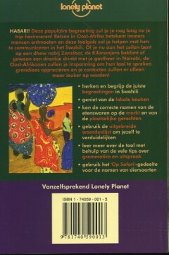 Taalgids - Swahili achterkant